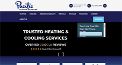 Desktop Screenshot of pacificheatingcooling.com